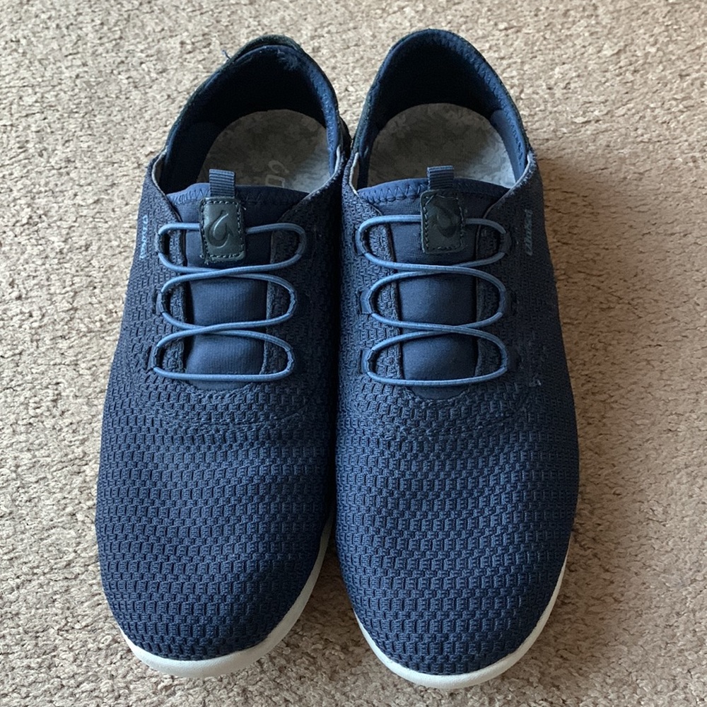 OluKai Dede Alapali shoes sz 9.5 men in navy Blue